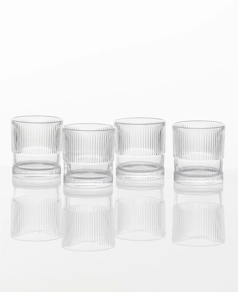 Fortessa NoHo Double Old-Fashioned 9.85-oz. Glasses, Set of 4