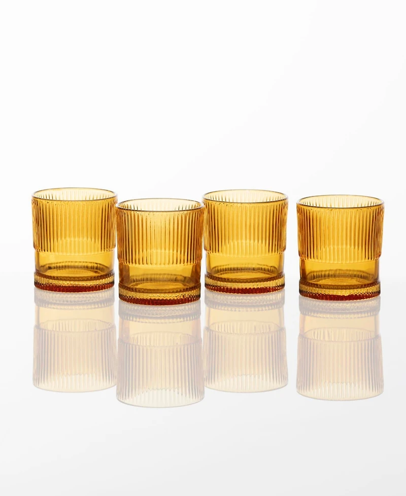 Fortessa NoHo Double Old-Fashioned 9.85-oz. Glasses, Set of 4