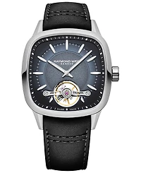 Raymond Weil Men's Swiss Automatic Freelancer Leather Strap Watch 40mm