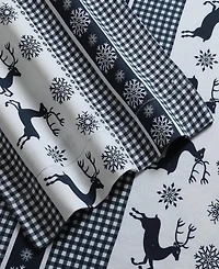 Tribeca Living Holiday Print Heavyweight Flannel Extra Deep Pocket Sheet Set, Full