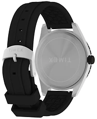 Timex Men's Expedition Field Analog Solar Black Silicone Strap 43mm Round Watch