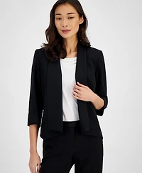 Kasper Women's Shawl Collar Open-Front Blazer