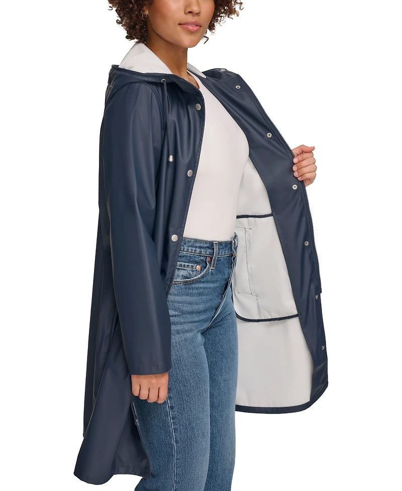 Levi's Women's Long Hooded Rain Coat