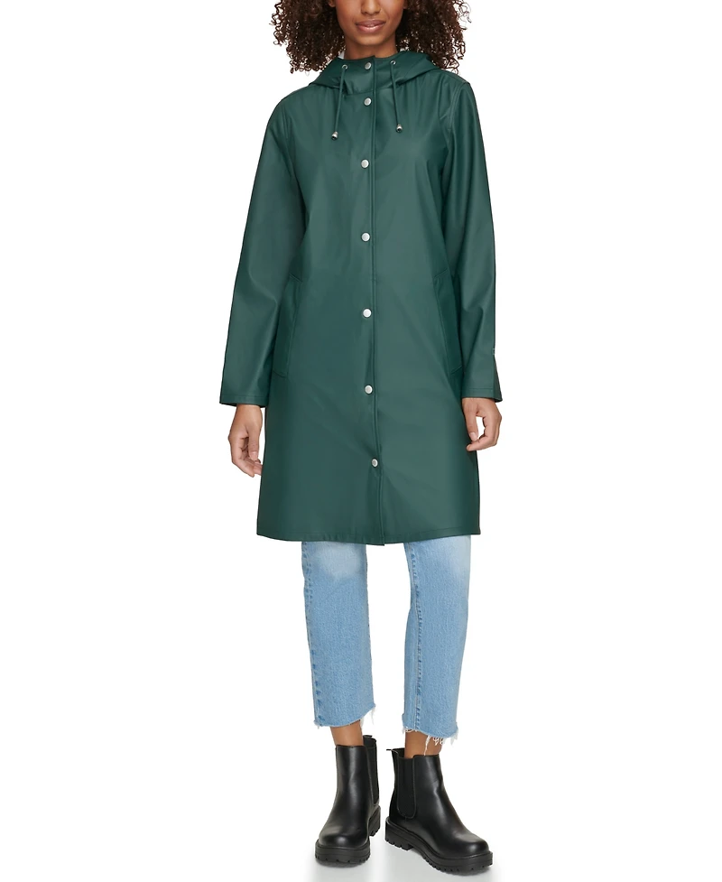 Levi's Women's Long Hooded Rain Coat