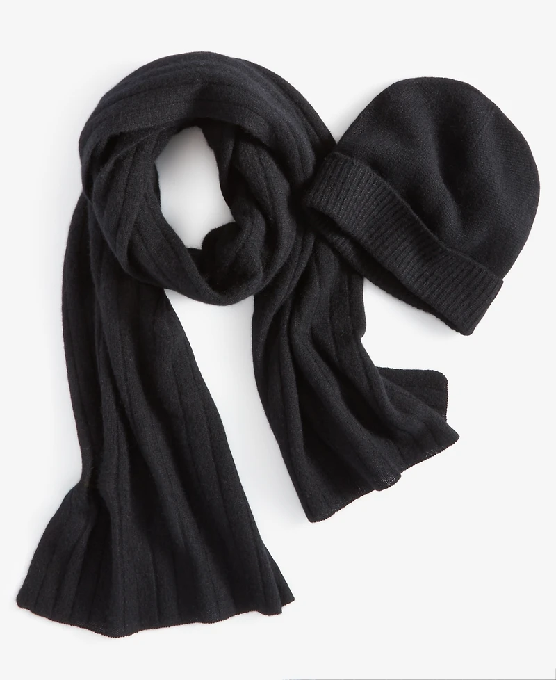 Charter Club 100% Cashmere Cuffed Beanie, Created for Macys