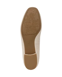 LifeStride Cheers Woven Ballet Flats - Almond Milk Faux Leather