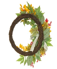 National Tree Company 24" Harvest Wreath Decoration