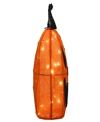 National Tree Company 16" Pre-Lit Scary Jack-o-Lantern