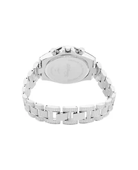 Ed Hardy Women's Quartz Silver-Tone Alloy Bracelet Watch 40mm