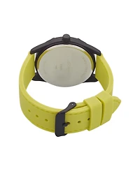 Ed Hardy Women's Quartz Neon Lime Silicone Strap Watch 40mm