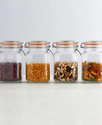 Kilner Set of 3 Square Clip Top Jars