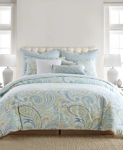 Levtex Cortona Reversible 3-Pc. Duvet Cover Set, King/California King