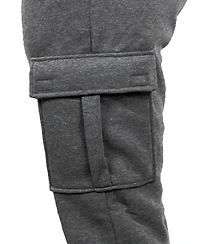 Carol Vee Women's Heavyweight Loose Fit Fleece-Lined Cargo Jogger Pants