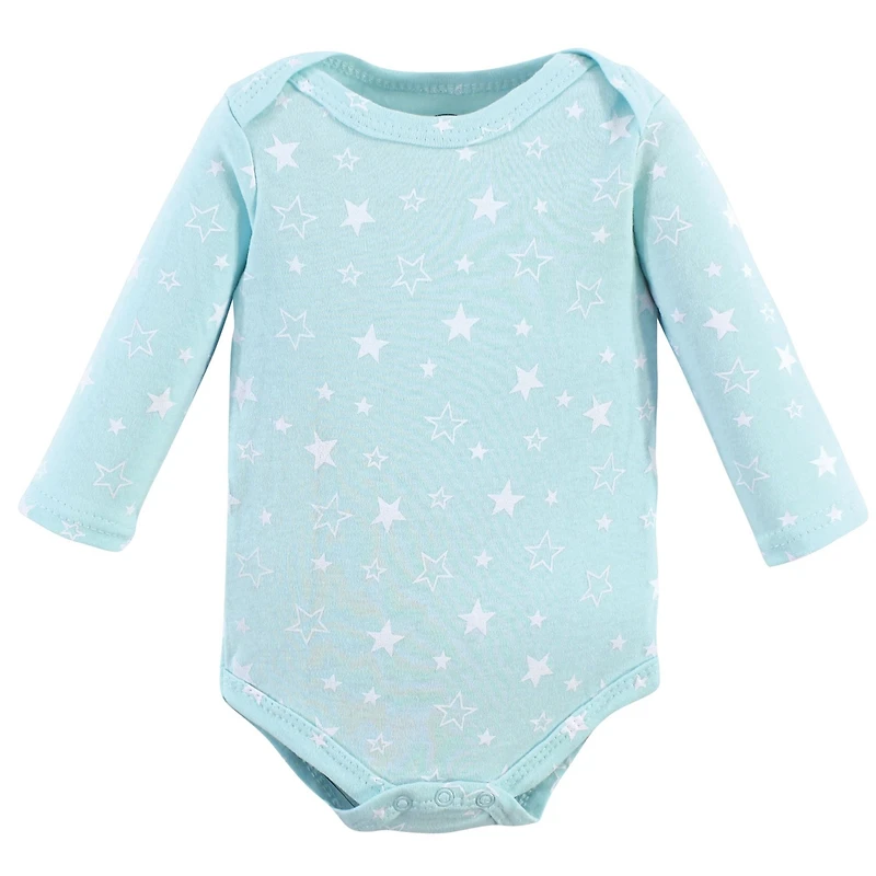 Luvable Friends Baby Boys Unisex Inclusive Long-Sleeve Cotton All-in-One Apparel