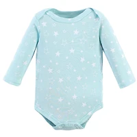 Luvable Friends Baby Boys Unisex Inclusive Long-Sleeve Cotton All-in-One Apparel