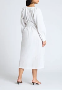 Eloquii Women's Plus Relaxed Dress With Applique