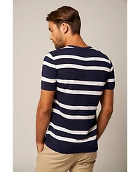 Bellemere New York Men's Bellemere Striped Short-Sleeve T-Shirt