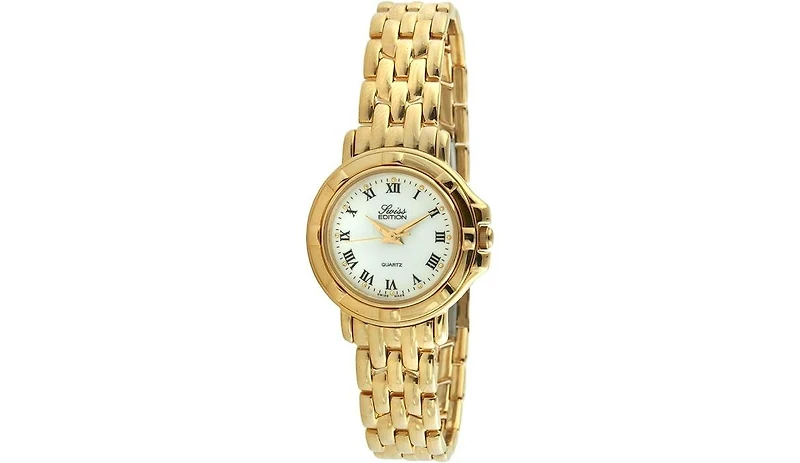 Swiss Edition Women's Watch with 23K Gold Plated Dress Bracelet