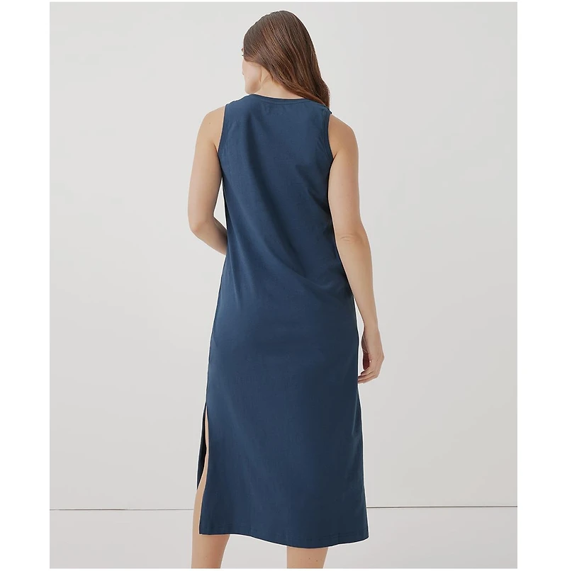 Pact Women's Organic Cotton Softspun Tank Midi Dress