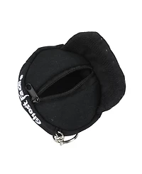 Ghostface Logo Black Mini Wool Hat Keychain With Storage Pocket