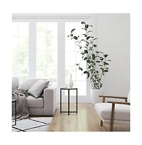 Fairdale End Table With Round Cross Brace Frame