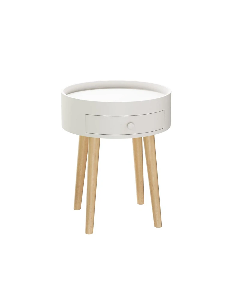 Streamdale Furniture 18 H Storage Drawer Bedside Table Bedside Table Sofa Side Coffee Table Furniture Living Room