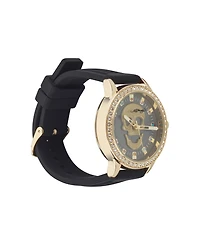 Ed Hardy Women's Quartz Matte Silicone Strap Analog Watch 38mm