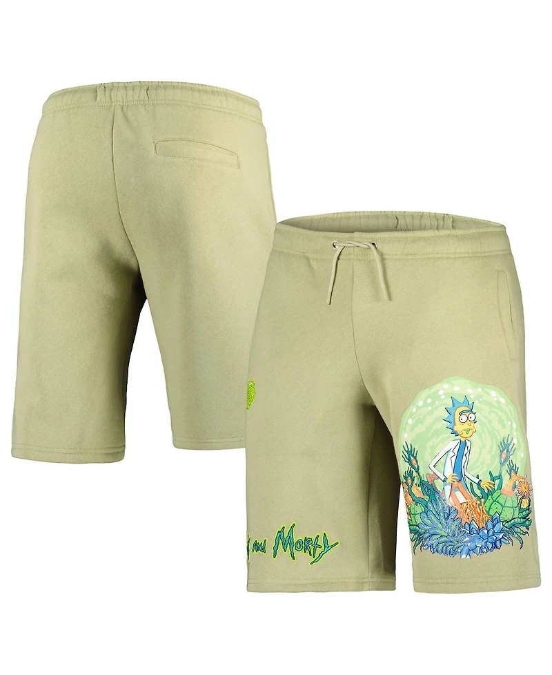 Freeze Max Men's Olive Rick And Morty Shorts