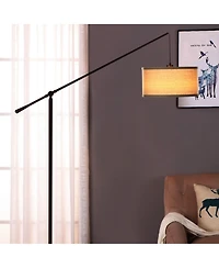 Hudson 70" Led Arc Floor Lamp with Adjustable Height