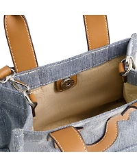 True Religion Mini Denim Tote