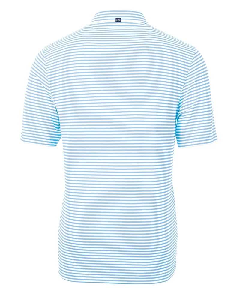 Cutter & Buck Virtue Eco Pique Stripe Recycled Mens Tall Polo Shirt