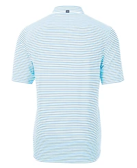 Cutter & Buck Virtue Eco Pique Stripe Recycled Mens Tall Polo Shirt