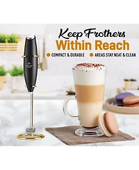 Stainless Steel Original Frother Stand Holds Multiple Types of Coffee Frothers