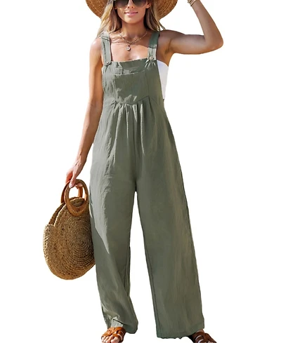 Cupshe Women's Straight Leg Front Pocket Jumpsuit