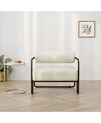 Simplie Fun Living Room Iron Sofa Chair, Lazy Individual Chair