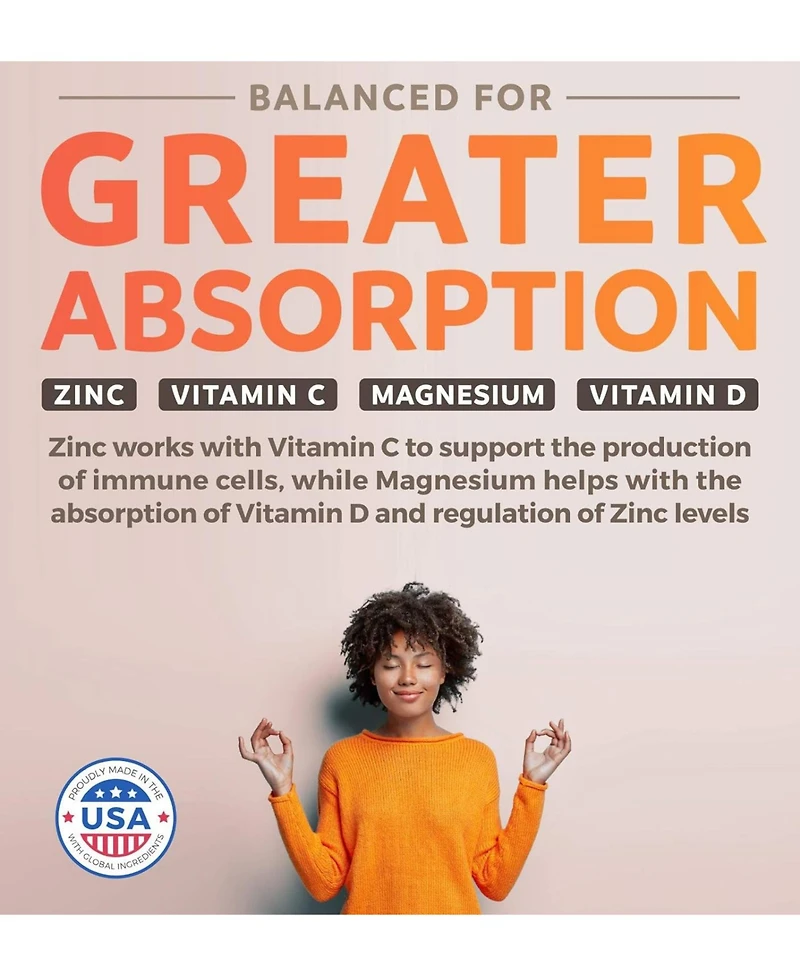 Vitamin C Immune Support Capsules, Health's Harmony, 180ct