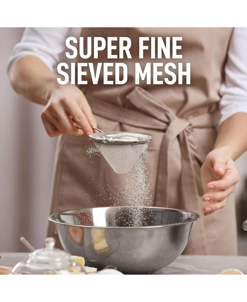 Cone Shaped Cocktail Strainer For Cocktails, Tea Herbs, Coffee & Drinks