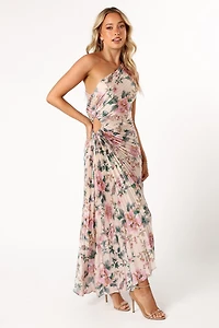 Petal and Pup Women's Kleo One Shoulder Maxi Dress