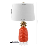 Jonathan Y Pineapple Ceramic Led Table Lamp
