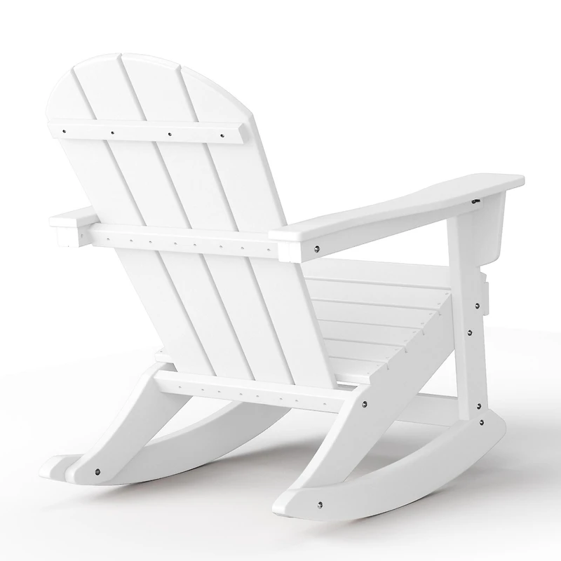 WestinTrends Outdoor Patio Porch Rocking Adirondack Chair (Set of 2)