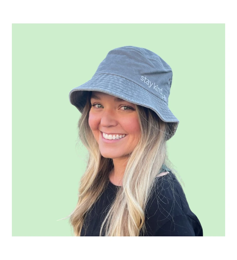 Denim Bucket Hat - Grey Wash