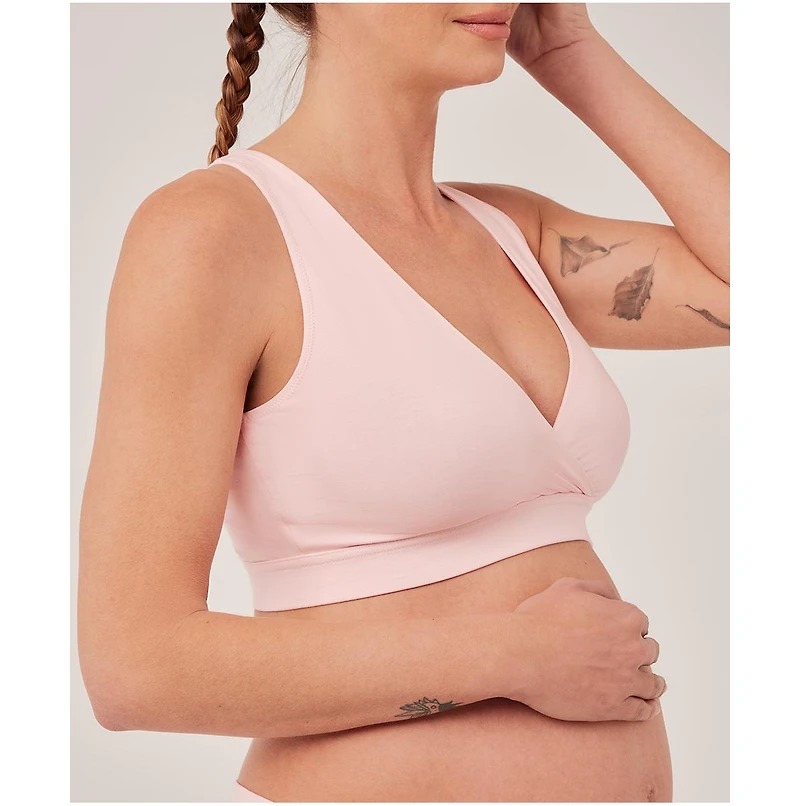 Pact Maternity Organic Cotton Nursing Bralette