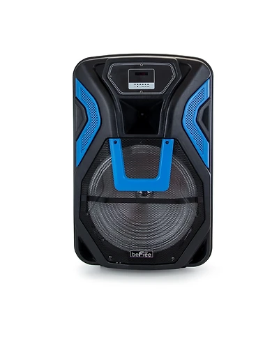 beFree Sound 15 Inch Rechargeable Bluetooth Portable Party Pa Speaker System With Sd/Fm/Usb Inputs