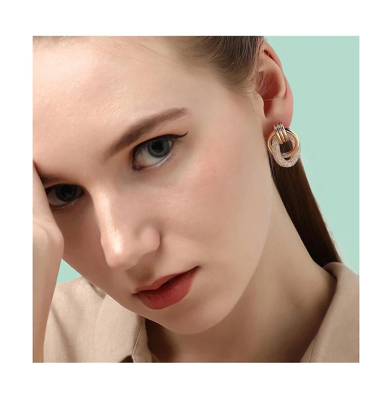 Sohi Women's Wrap Drop Earrings