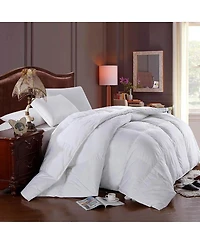 Egyptian Cotton Lightweight Down Comforter 650 Fill Power – Solid Sateen, King/California King