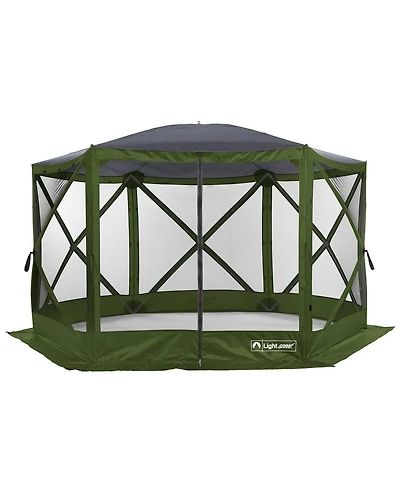 Lightspeed Outdoors Pop-Up 6-Sided Screen Shelter, Green, 1