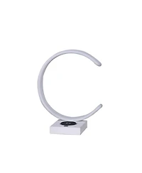 Streamdale 13.5" C-Shape Led with Usb Wireless Charger Port Table Lamp