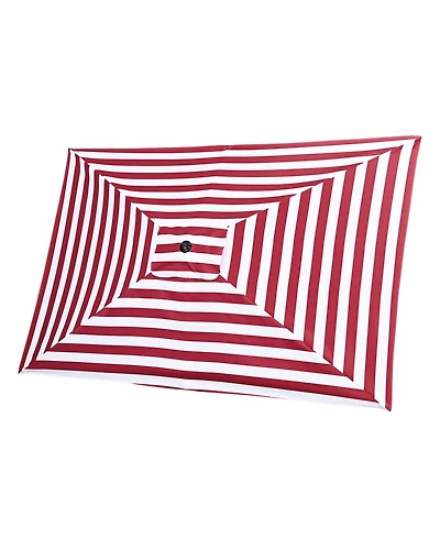 10x6.5 Ft Patio Umbrella Replacement Canopy Market Table Top Sunshade Cover Deck