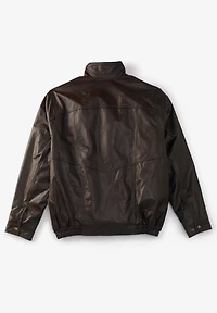 KingSize Big & Tall Leather Bomber Jacket