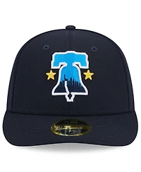 New Era Men's Navy Philadelphia Phillies 2024 City Connect Low Profile 59FIFTY Fitted Hat